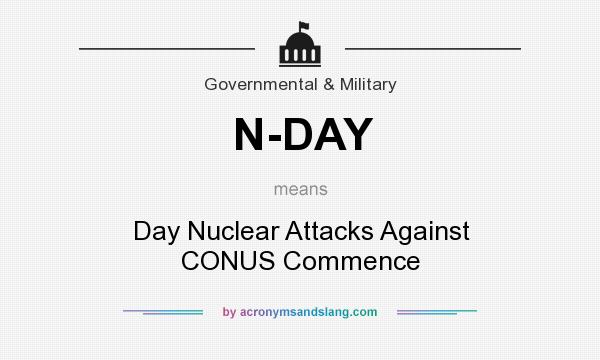 What does N-DAY mean? It stands for Day Nuclear Attacks Against CONUS Commence