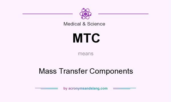 What does MTC mean? It stands for Mass Transfer Components