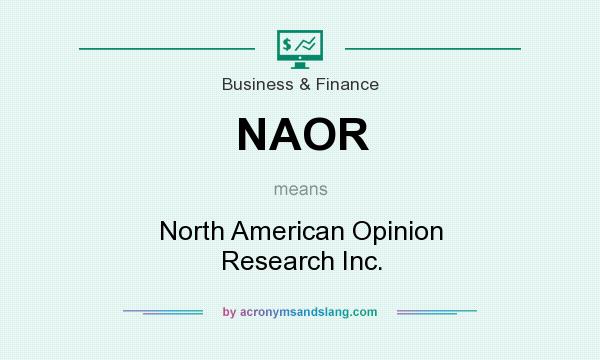 What does NAOR mean? It stands for North American Opinion Research Inc.