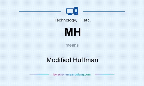 What does MH mean? It stands for Modified Huffman