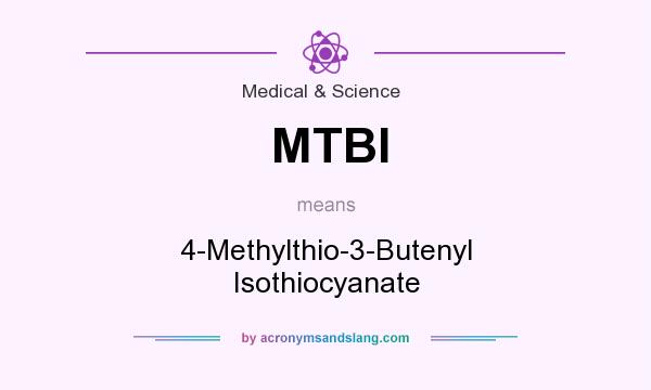 What does MTBI mean? It stands for 4-Methylthio-3-Butenyl Isothiocyanate