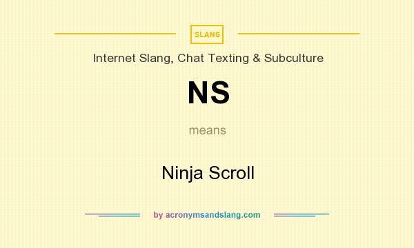 What does NS mean? It stands for Ninja Scroll