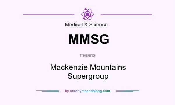 What does MMSG mean? It stands for Mackenzie Mountains Supergroup