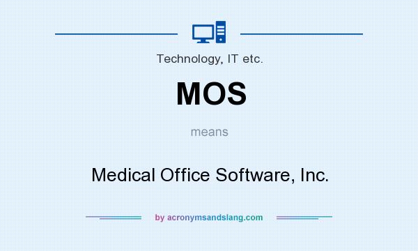 What does MOS mean? It stands for Medical Office Software, Inc.