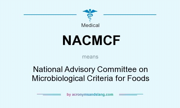 What does NACMCF mean? It stands for National Advisory Committee on Microbiological Criteria for Foods