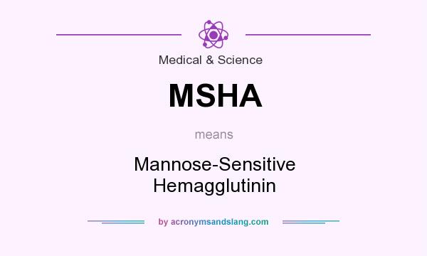 What does MSHA mean? It stands for Mannose-Sensitive Hemagglutinin