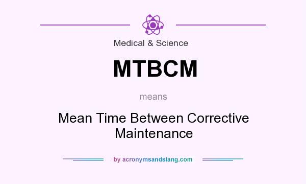 What does MTBCM mean? It stands for Mean Time Between Corrective Maintenance