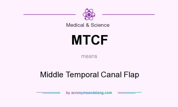 What does MTCF mean? It stands for Middle Temporal Canal Flap