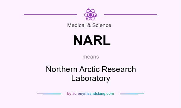 What does NARL mean? It stands for Northern Arctic Research Laboratory