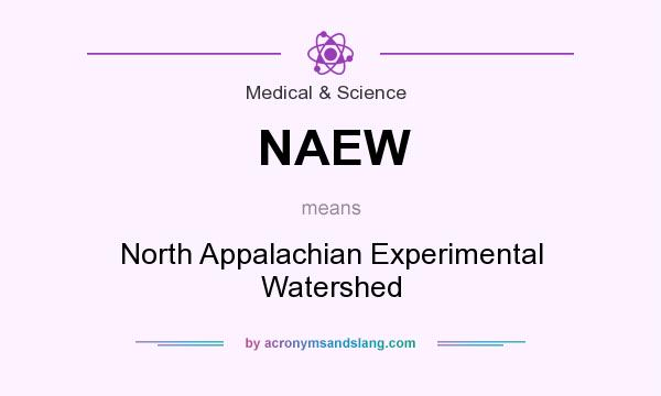 What does NAEW mean? It stands for North Appalachian Experimental Watershed