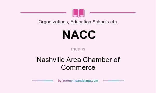 What does NACC mean? It stands for Nashville Area Chamber of Commerce