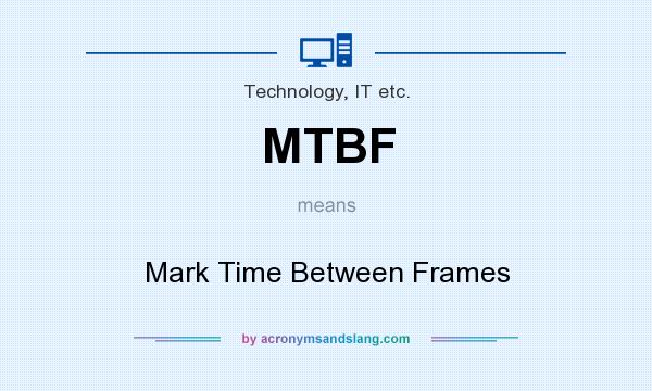 What does MTBF mean? It stands for Mark Time Between Frames
