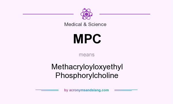 What does MPC mean? It stands for Methacryloyloxyethyl Phosphorylcholine