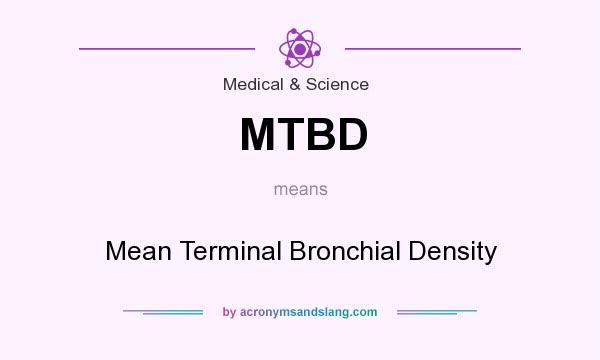 What does MTBD mean? It stands for Mean Terminal Bronchial Density