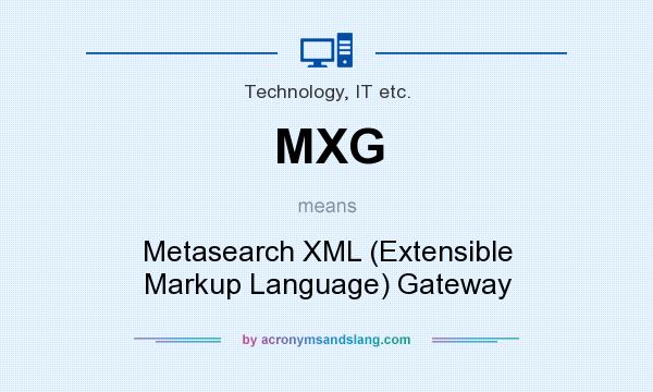 What does MXG mean? It stands for Metasearch XML (Extensible Markup Language) Gateway