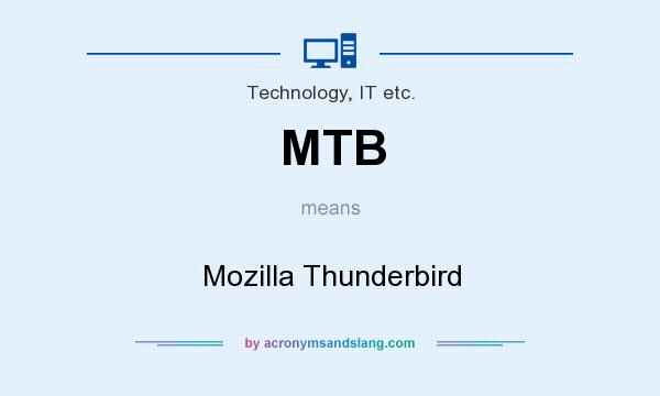 What does MTB mean? It stands for Mozilla Thunderbird