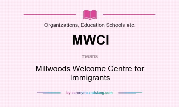 What does MWCI mean? It stands for Millwoods Welcome Centre for Immigrants