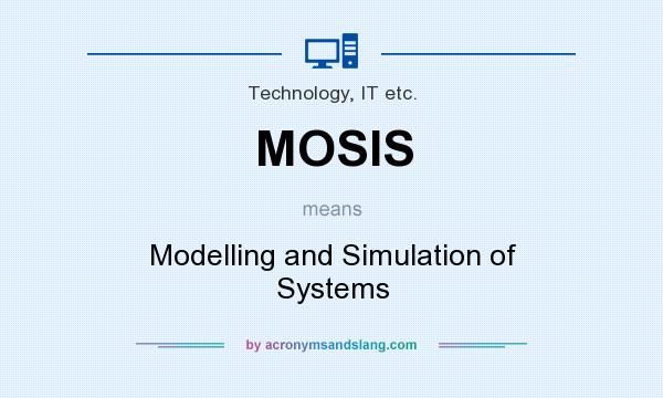 What does MOSIS mean? It stands for Modelling and Simulation of Systems