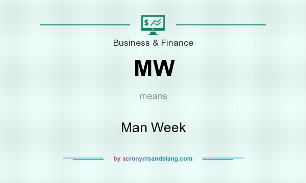 What does MW mean? It stands for Man Week