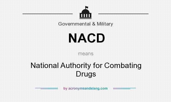 What does NACD mean? It stands for National Authority for Combating Drugs