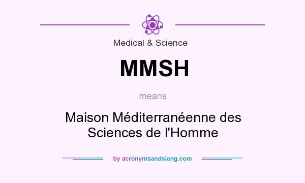 What does MMSH mean? It stands for Maison Méditerranéenne des Sciences de l`Homme