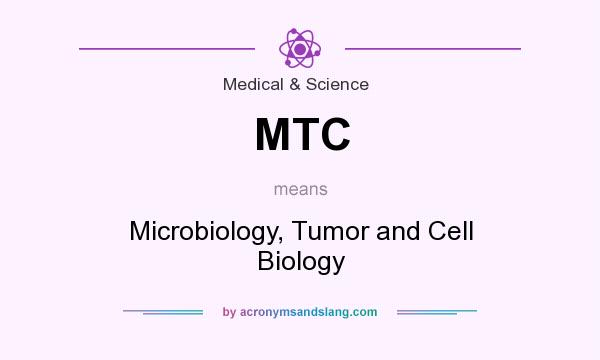 What does MTC mean? It stands for Microbiology, Tumor and Cell Biology