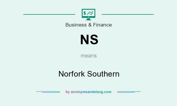 What does NS mean? It stands for Norfork Southern