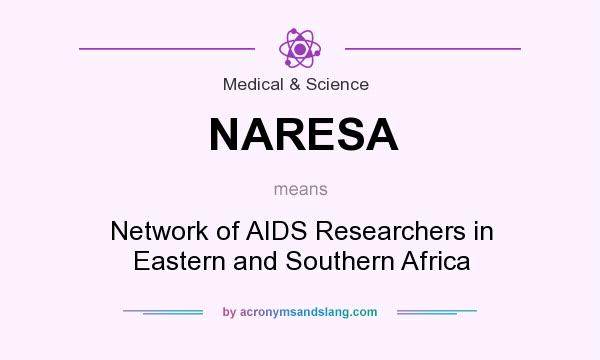 What does NARESA mean? It stands for Network of AIDS Researchers in Eastern and Southern Africa