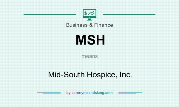 What does MSH mean? It stands for Mid-South Hospice, Inc.