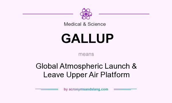 What does GALLUP mean? It stands for Global Atmospheric Launch & Leave Upper Air Platform