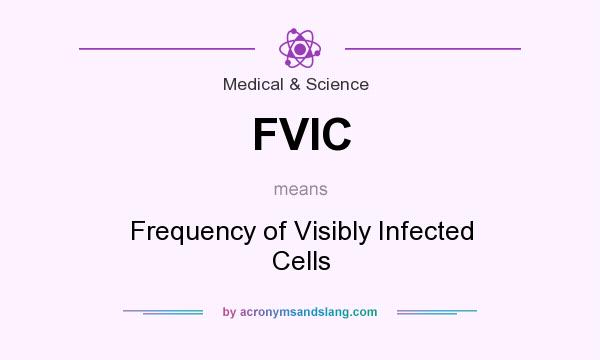 What does FVIC mean? It stands for Frequency of Visibly Infected Cells