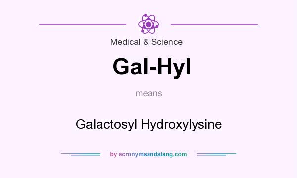 What does Gal-Hyl mean? It stands for Galactosyl Hydroxylysine