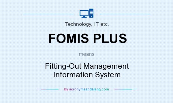 What does FOMIS PLUS mean? It stands for Fitting-Out Management Information System