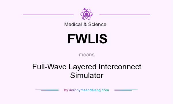 What does FWLIS mean? It stands for Full-Wave Layered Interconnect Simulator