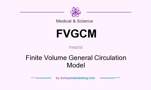 What does FVGCM mean? It stands for Finite Volume General Circulation Model