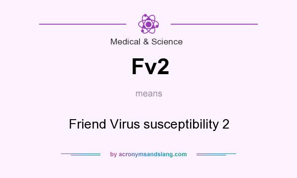 What does Fv2 mean? It stands for Friend Virus susceptibility 2