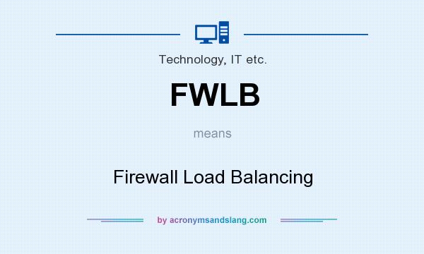 What does FWLB mean? It stands for Firewall Load Balancing