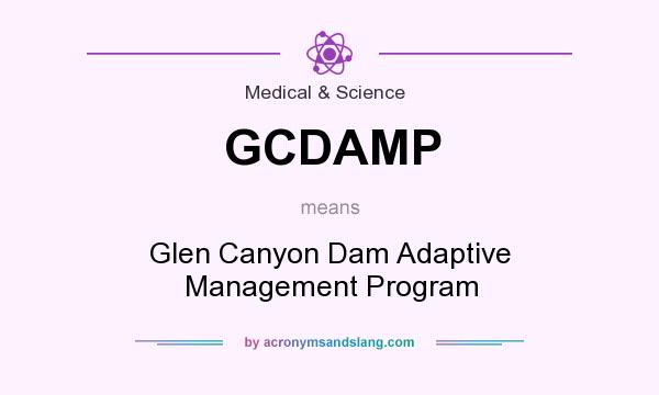 What does GCDAMP mean? It stands for Glen Canyon Dam Adaptive Management Program