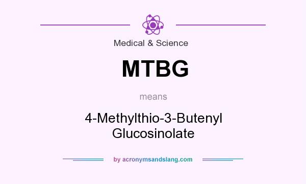 What does MTBG mean? It stands for 4-Methylthio-3-Butenyl Glucosinolate