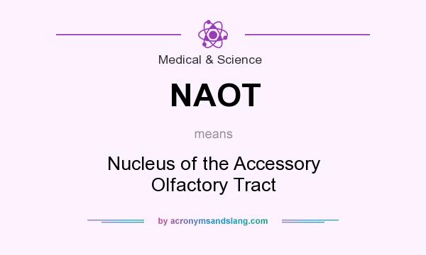 What does NAOT mean? It stands for Nucleus of the Accessory Olfactory Tract