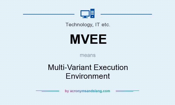What does MVEE mean? It stands for Multi-Variant Execution Environment