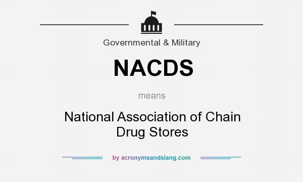 What does NACDS mean? It stands for National Association of Chain Drug Stores
