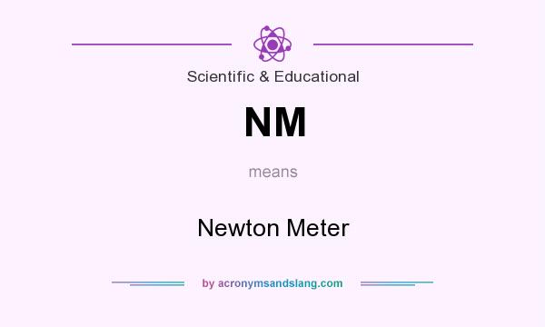 What does NM mean? It stands for Newton Meter