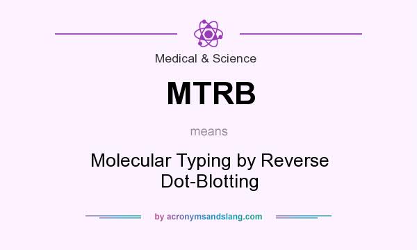 What does MTRB mean? It stands for Molecular Typing by Reverse Dot-Blotting