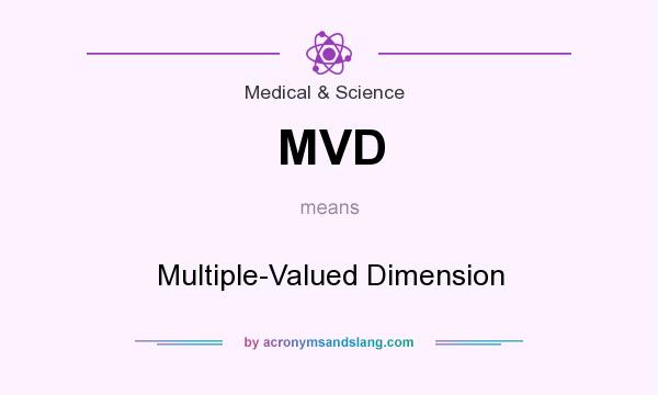 What does MVD mean? It stands for Multiple-Valued Dimension