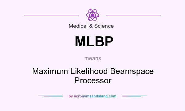 What does MLBP mean? It stands for Maximum Likelihood Beamspace Processor