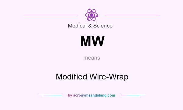 What does MW mean? It stands for Modified Wire-Wrap