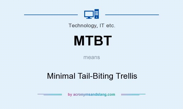 What does MTBT mean? It stands for Minimal Tail-Biting Trellis