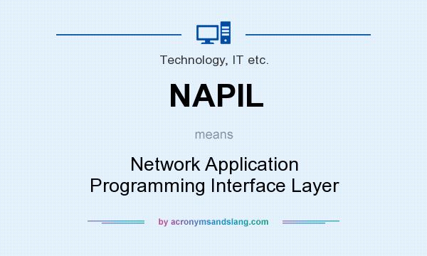 What does NAPIL mean? It stands for Network Application Programming Interface Layer