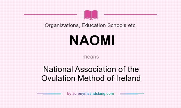 What does NAOMI mean? It stands for National Association of the Ovulation Method of Ireland